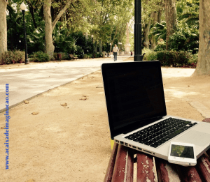 escrever fora de casa