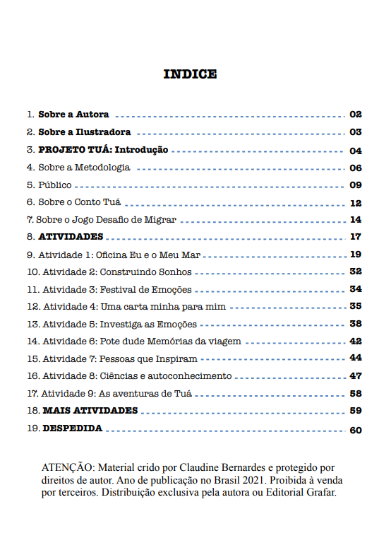 Projeto educação emocional autoconceito TUÁ