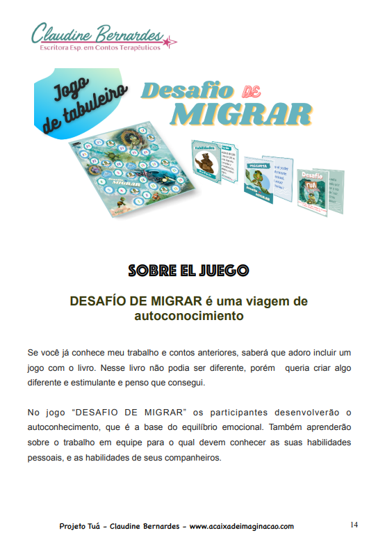 Projeto educação emocional autoconceito TUÁ